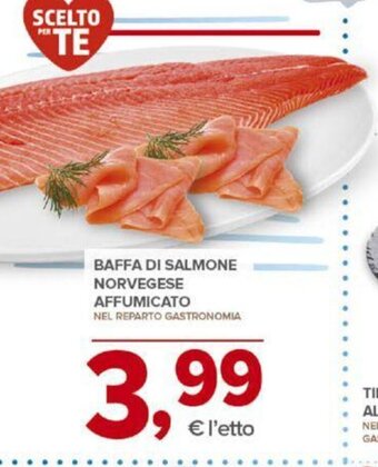 Todis BAFFA DI SALMONE NORVEGESE AFFUMICATO offerta