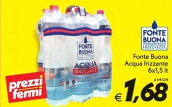 Iper Super Conveniente Fonte Buona Acqua frizzante 6x1,5 It offerta