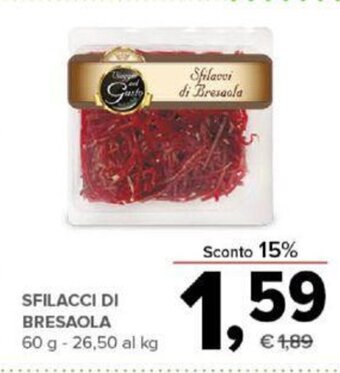 Todis SFILACCI DI BRESAOLA 60 g offerta