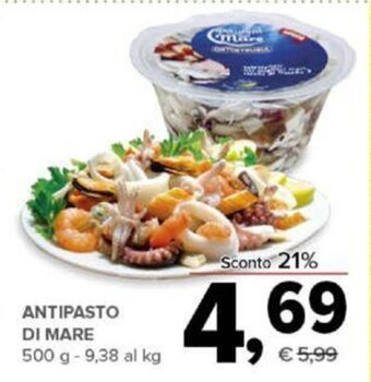 Todis ANTIPASTO DI MARE 500 g offerta