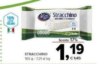 Todis STRACCHINO 165 g offerta