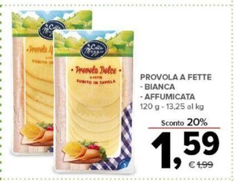 Todis PROVOLA A FETTE -BIANCA -AFFUMICATA 120 g offerta