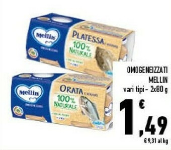 Conad Mellin Brodo Con Carne Di Pollo 80 G(ml) offerta