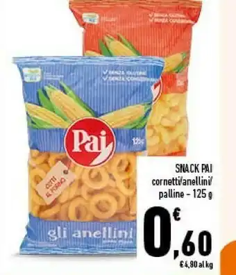 Conad Pai D'Oro Anellini 125 G(ml) offerta
