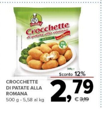 Todis CROCCHETTE DI PATATE ALLA ROMANA 500 g offerta