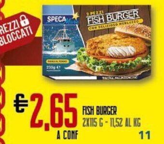 Todis FISH BURGER 2X115 G offerta