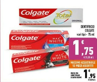 Conad Colgate Dentifricio Total offerta