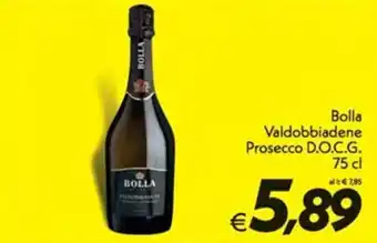 Iper Super Conveniente Bolla Valdobbiadene Prosecco D.O.C.G. 75 cl offerta