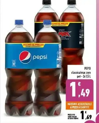 Conad Pepsi Classica/max Zero offerta