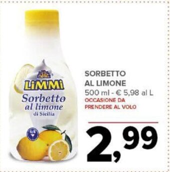 Todis SORBETTO AL LIMONE 500 ml offerta