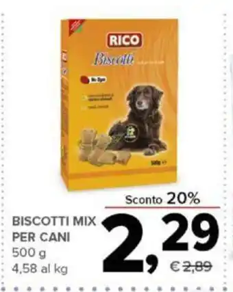 Todis BISCOTTI MIX PER CANI 500 g offerta