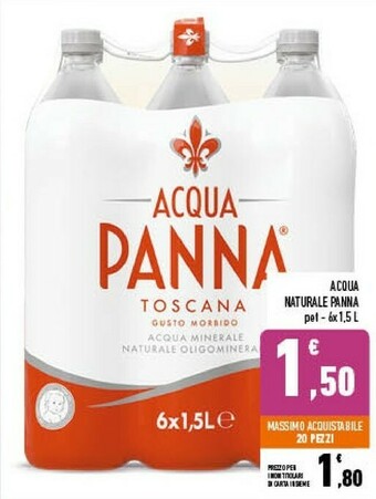 Acqua panna Acqua Minerale Naturale 1500 G(ml)
