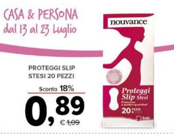 Todis PROTEGGI SLIP STESI 20 PEZZI offerta