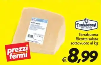 Iper Super Conveniente Terrabuona Ricotta salata sottovuoto offerta