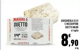 Conad Duetto Mauri Gorgonzola D.o.p E Mascarpone offerta