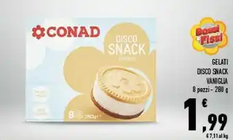 Conad Gelati Disco Snack offerta