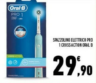 Conad Oral b Spazzolino Elettrico Pro 1 Cross Action offerta