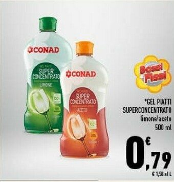 Conad Gel Piatti Super Concentrato offerta