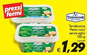 Iper Super Conveniente Terrabuona Pesto con/ senza aglio 130 g offerta