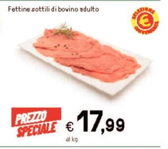 Iper La Grande Fettine sottili di bovino adulto offerta