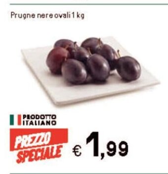 Iper La Grande Prugne nere ovali 1 kg offerta
