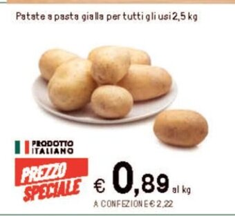 Iper La Grande Patate a pasta gialla per tutti gli usi 2,5 kg offerta