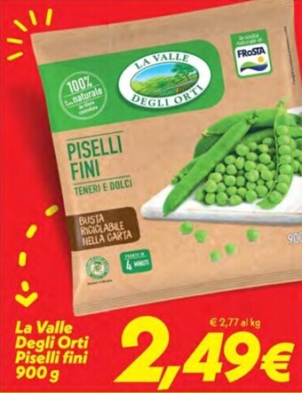 Iper Super Conveniente La Valle Degli Orti Piselli fini 900 g offerta