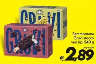 Sammontana Gruvi stecco vari tipi 240 g