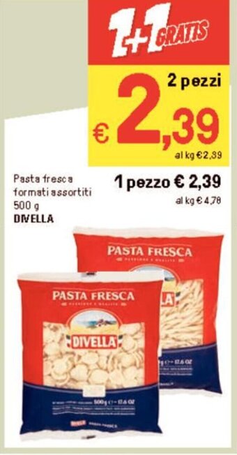 Iper La Grande Pasta fresca formati assortiti 500 g DIVELLA offerta