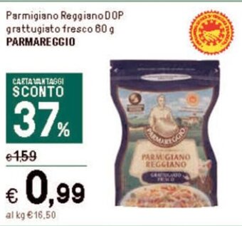 Parmigiano Reggiano DOP grattugiato fresco 60 g PARMAREGGIO