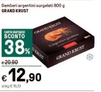Iper La Grande Gamberi argentini surgelati 800 g GRAND KRUST offerta