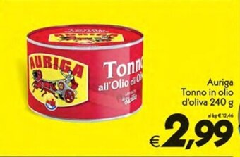 Auriga Tonno in olio d'oliva 240 g