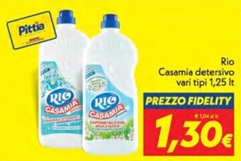Iper Super Conveniente Rio Casamia detersivo vari tipi 1,25 It offerta