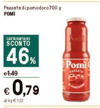 Iper La Grande Passata di pomodoro 700 g POMÍ offerta