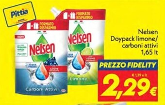 Nelsen Doypack limone/ carboni attivi 1,65 lt