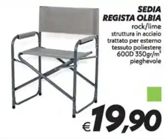 Iper Super Conveniente SEDIA REGISTA OLBIA offerta