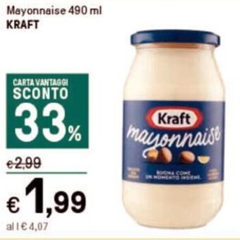Iper La Grande Mayonnaise 490 ml KRAFT offerta