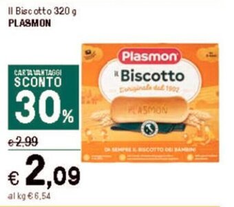 Iper La Grande Il Biscotto 320 g PLASMON offerta
