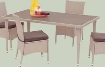 Iper La Grande Tavolo con struttura in acciaio .top in vetro temperato color tortora - dimensioni: 160 x 90xh72 cm offerta