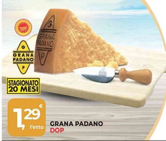 Supermercati Dok GRANA PADANO DOP offerta