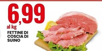 Eurospin Fettine di coscia di suino offerta