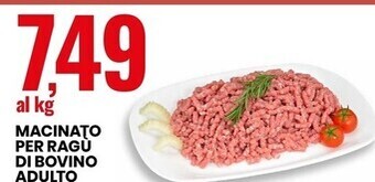 Eurospin Macinato per ragù di bovino adulto offerta