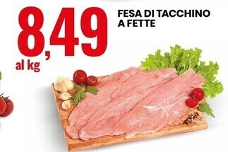 Eurospin Fesa di tacchino a fette offerta