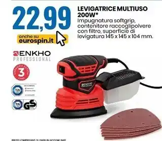 Eurospin Enkho levigatrice multiuso 200w offerta