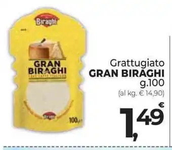 Supermercati Dok Grattugiato GRAN BIRAGHI g.100 offerta