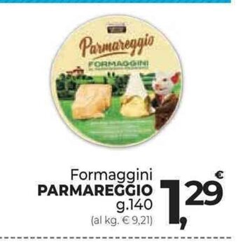Supermercati Dok Formaggini PARMAREGGIO g.140 offerta