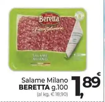 Salame Milano BERETTA g.100