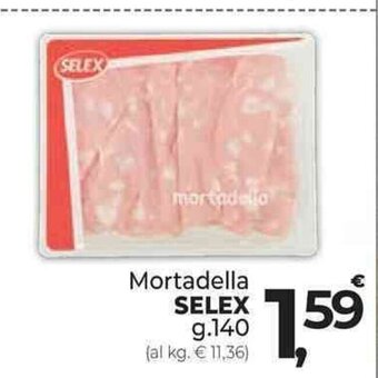 Supermercati Dok Mortadella SELEX g.140 offerta
