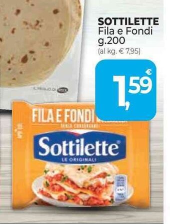 SOTTILETTE Fila e Fondi g.200