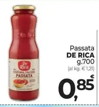 Supermercati Dok Passata DE RICA g.700 offerta